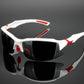 White and red Comaxsun Outdoor Sport sunglasses