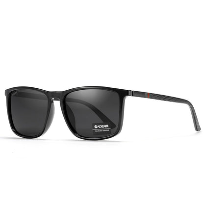 Glossy black KDEAM Men's Driving sunglasses
