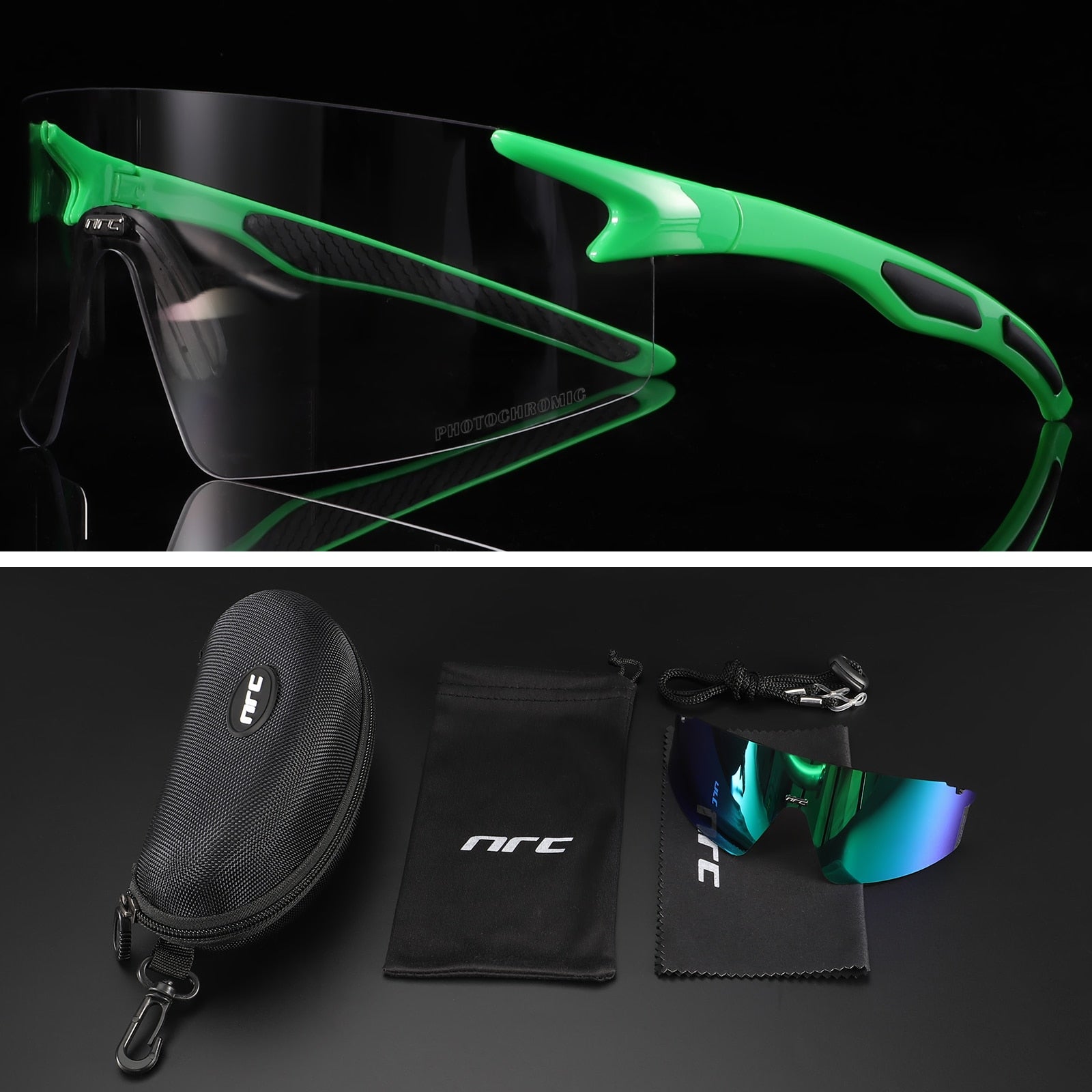 Green NRC Photochromic Cycling glasses