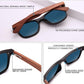 Kingseven Polarised Wooden sunglasses product feature display