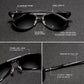 Kingseven Rimless Aviator sunglasses product features display