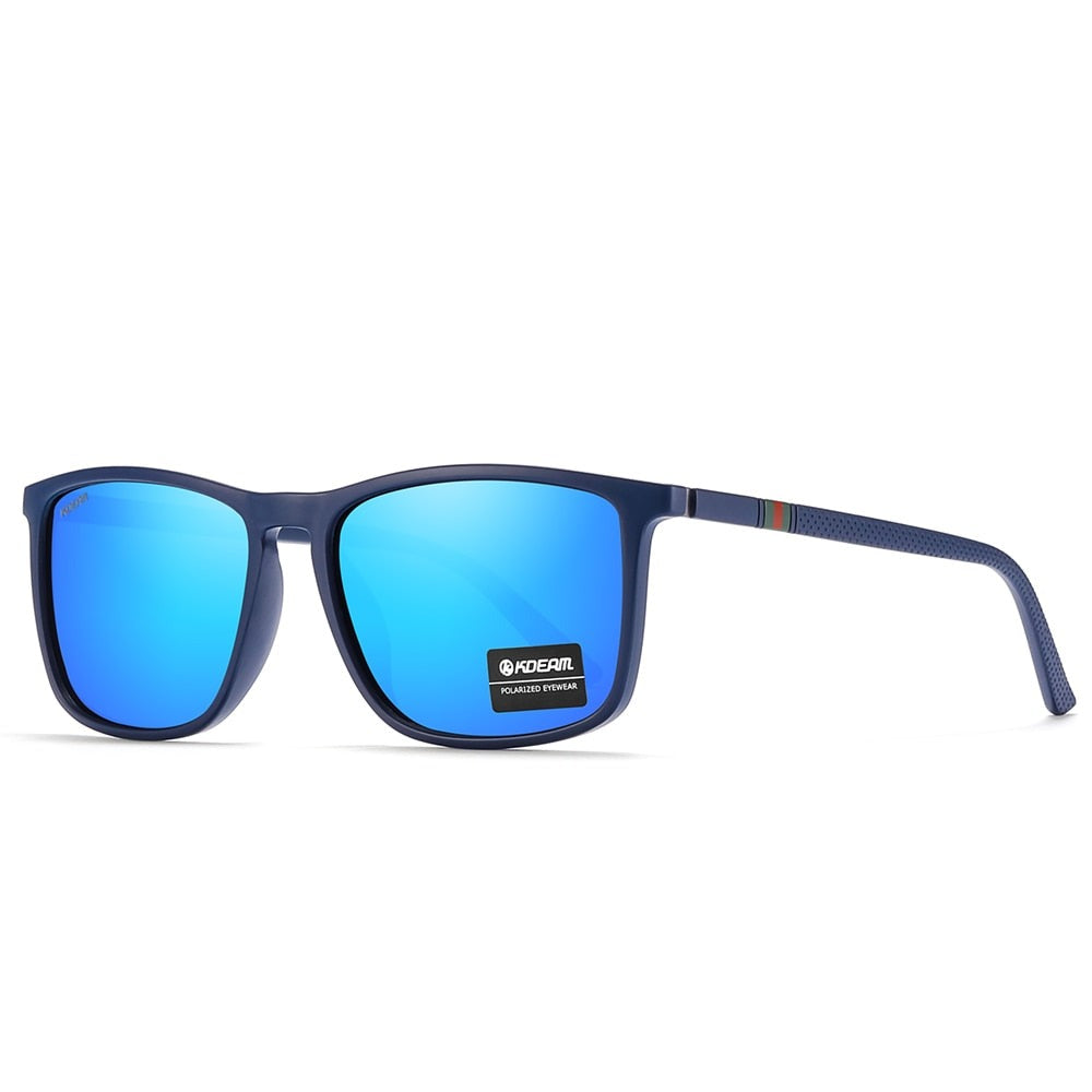 Mirror blue lens KDEAM Men's Driving sunglasses