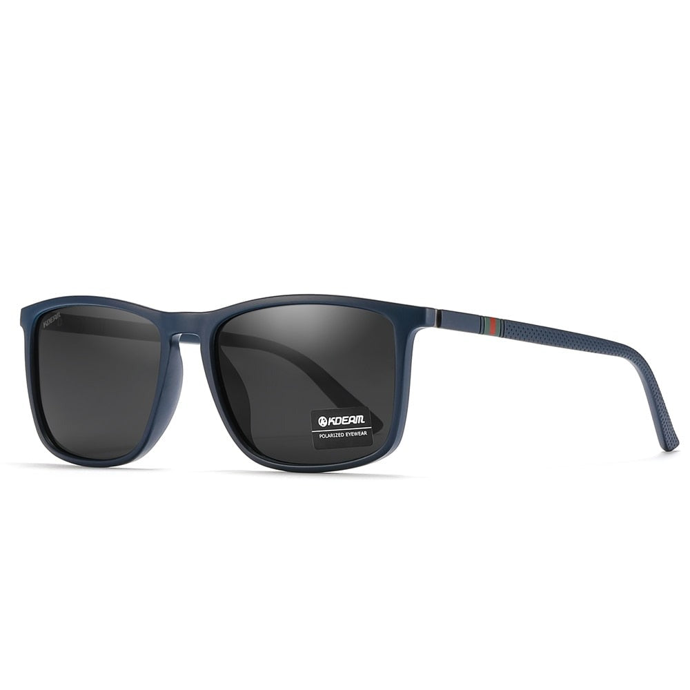 Navy blue KDEAM Men's Driving sunglasses