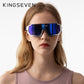 Female model wearing Kingseven XTR Cycling glasses