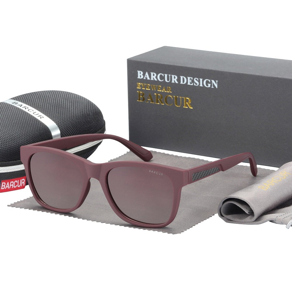 Red Wine Barcur Wayfarer sunglasses