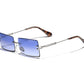 Blue gradient lens Kingseven Rectangle Gradient sunglasses