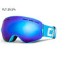 Blue COPOZZ Anti-Fog Ski goggles