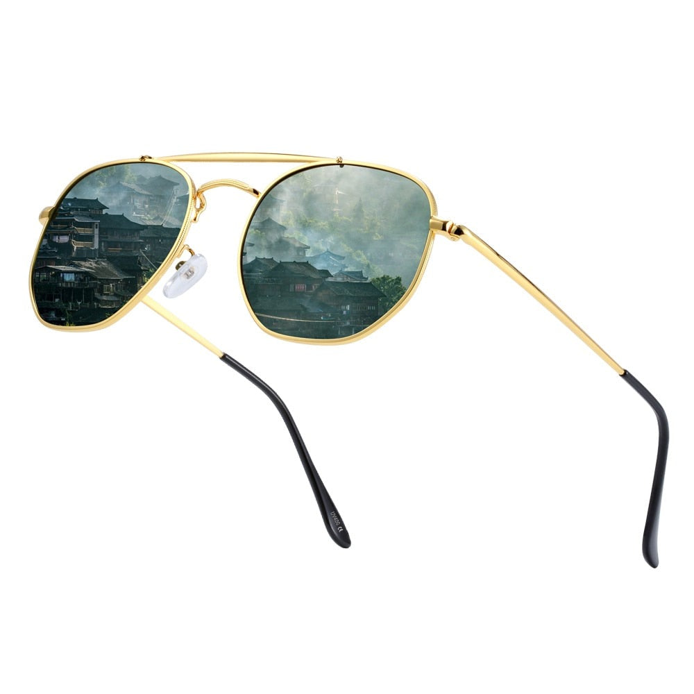 Barcur Hex sunglasses angled view