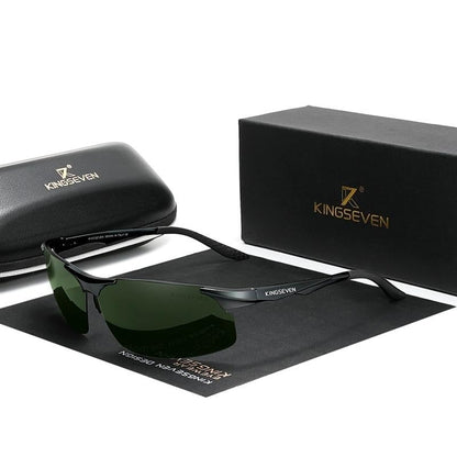 Green lens Kingseven Sport sunglasses