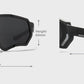 KDEAM Polarised Mirror Lens Shield sunglasses product dimensions