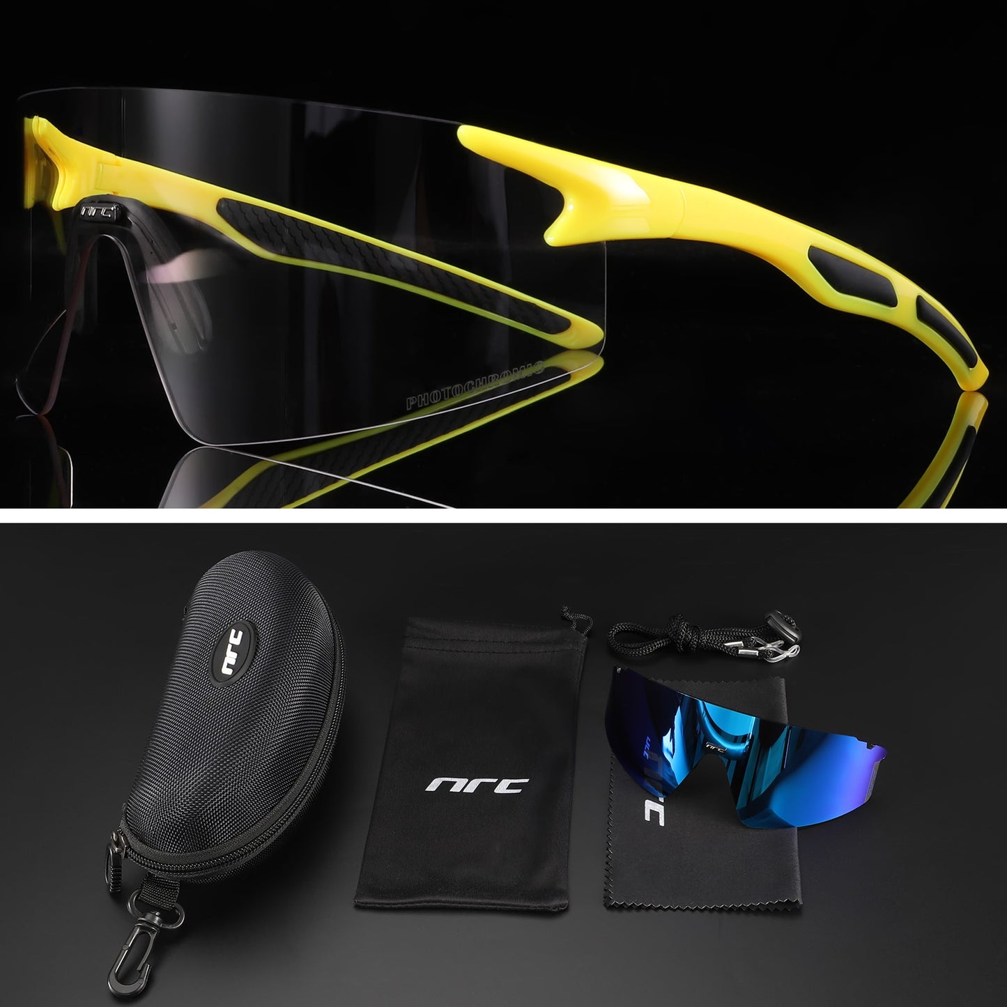 Yellow NRC Photochromic Cycling glasses