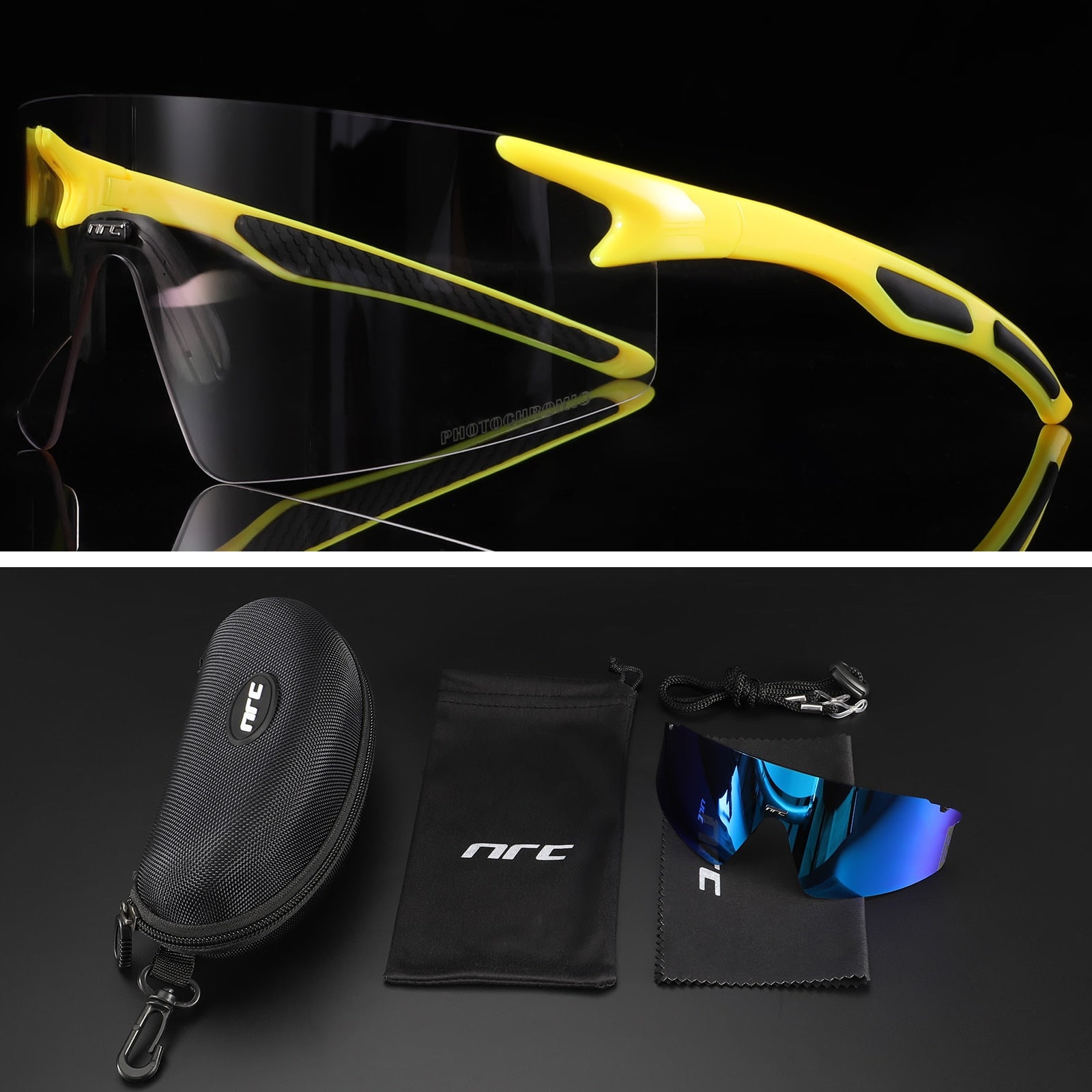 Yellow NRC Photochromic Cycling glasses