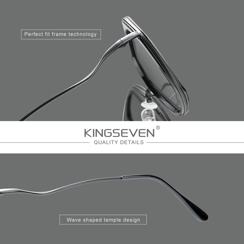 Kingseven Butterfly Frame sunglasses product features display