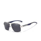 Gray and blue Kingseven Men's Square-Frame sunglasses