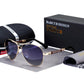 Gold gradient gray colour Barcur Pilot Gradient sunglasses