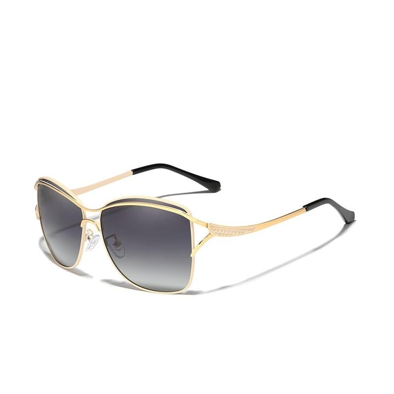 Gold Kingseven Butterfly Gradient sunglasses