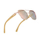 Barcur Bamboo Cat Eye sunglasses angled view