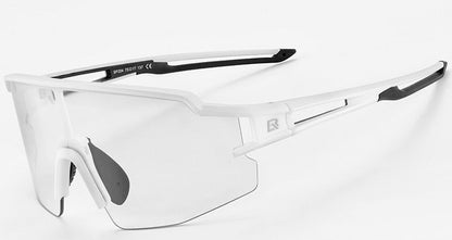 White RockBros Photochromic Cycling glasses