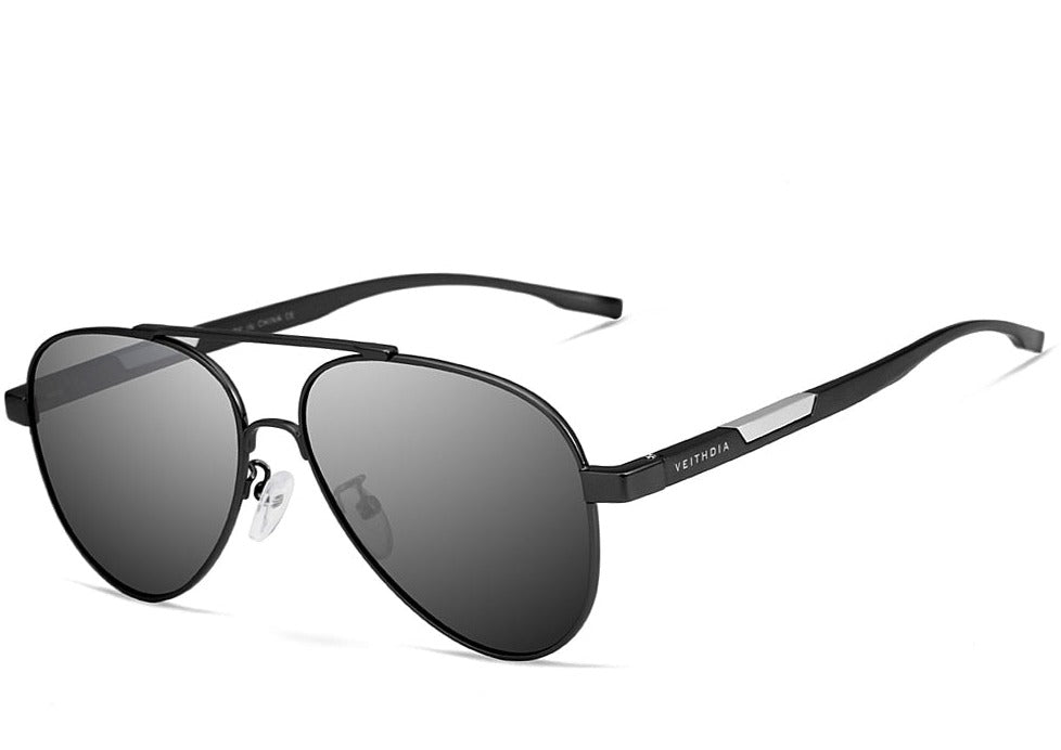 Black Veithdia Aviator sunglasses