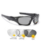 Black frame with photochromic lens KDEAM Cutting-Frame Sport sunglasses