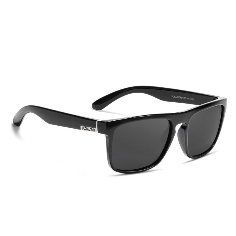 Black KDEAM Classic Square-Frame sunglasses