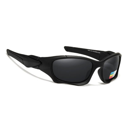 Black KDEAM Cutting-Frame Sport sunglasses