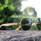 Kingseven Wooden Aviator sunglasses product side view