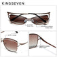 Kingseven Butterfly Gradient sunglasses product feature display