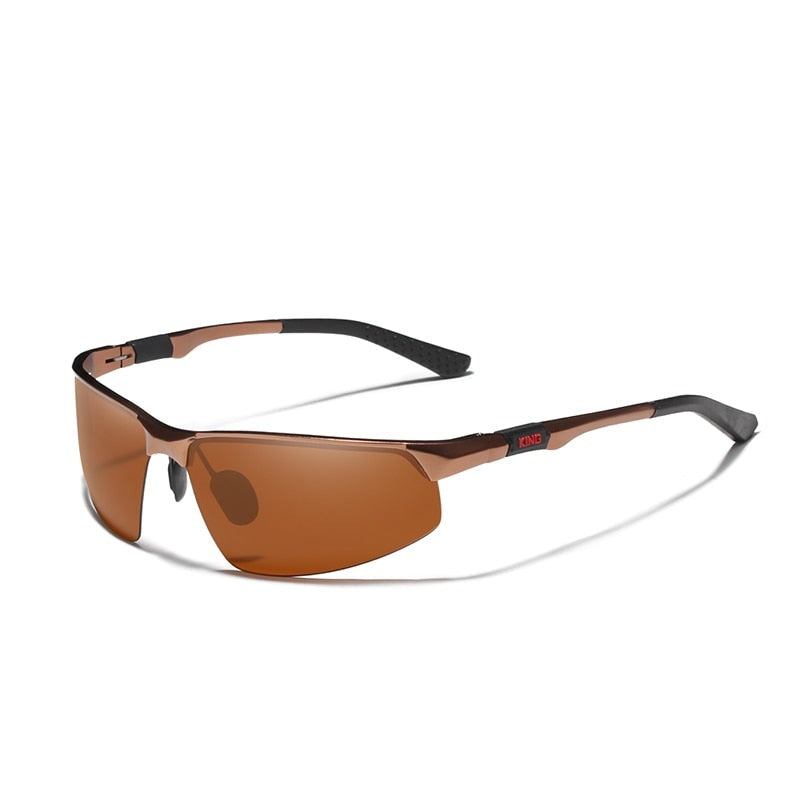 Brown Kingseven Polarised Sport Driving sunglasses