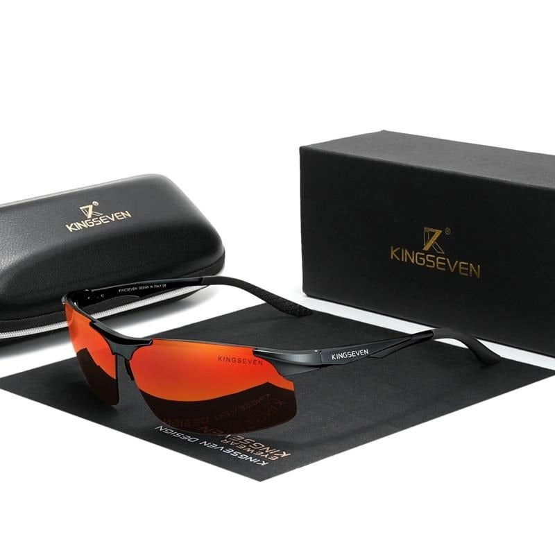 Mirror red lens Kingseven Sport sunglasses