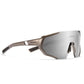 Mirror silver KDEAM TR90 Shield-Lens sunglasses