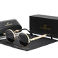 Gold Kingseven Gothic Round-Frame sunglasses
