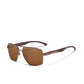 Brown Kingseven Men's Square-Frame sunglasses