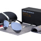Mirror silver lens Barcur Pilot Gradient sunglasses