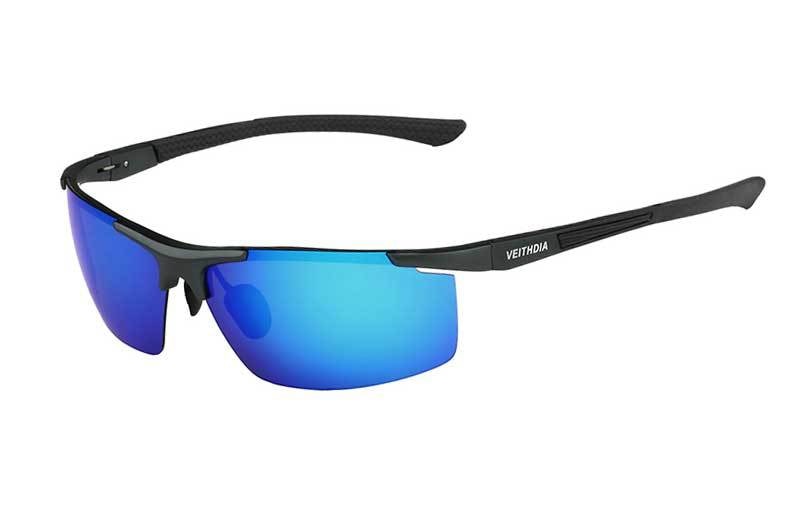 Blue Veithdia Rimless Sport sunglasses