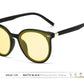 Photochromic yellow lens Veithdia Women's Round-Frame sunglasses