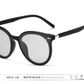 Photochromic gray lens Veithdia Women's Round-Frame sunglasses
