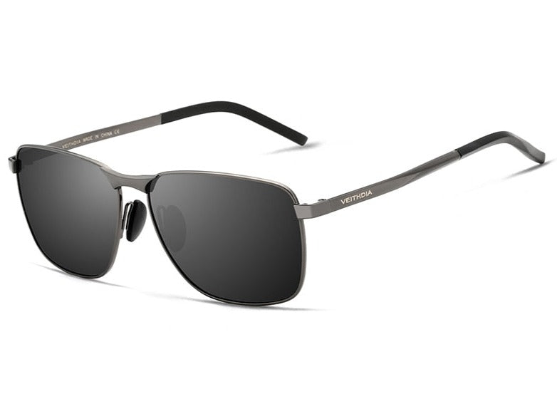 Gray Veithdia Thin Square sunglasses
