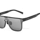Black Veithdia Single-Lens sunglasses