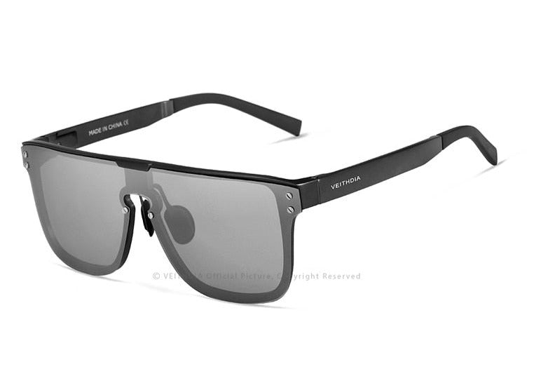 Black Veithdia Single-Lens sunglasses