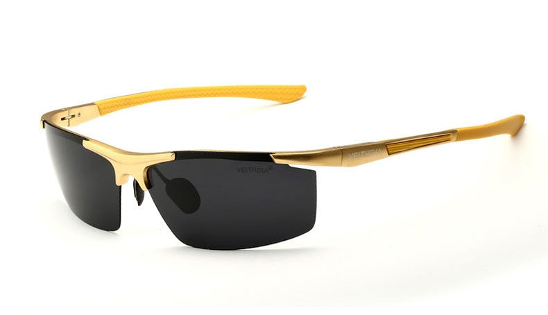 Gold Veithdia Rimless Sport sunglasses