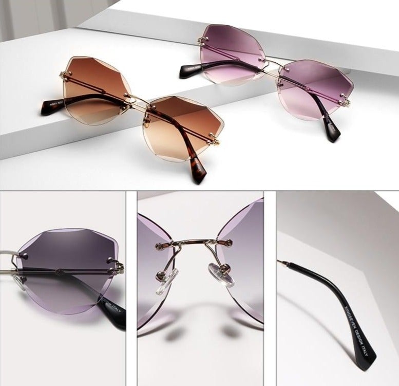 Kingseven Women's Rimless sunglasses product display
