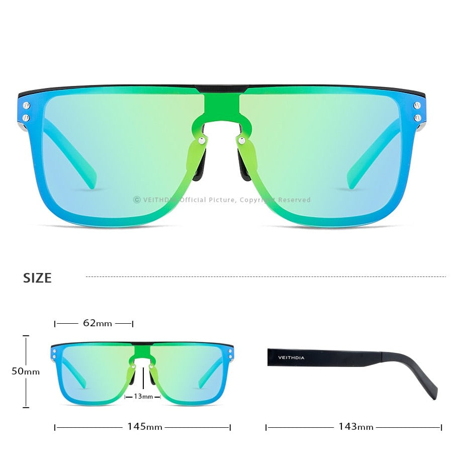 Veithdia Single-Lens sunglasses product dimensions