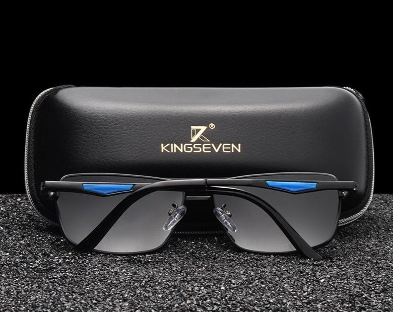 Kingseven Pilot Square sunglasses back view