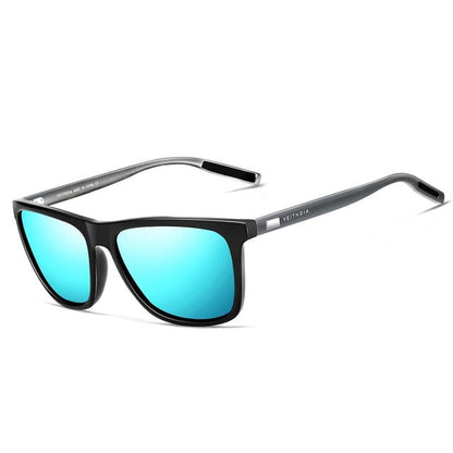 Mirror blue lens Veithdia Aluminium Magnesium sunglasses