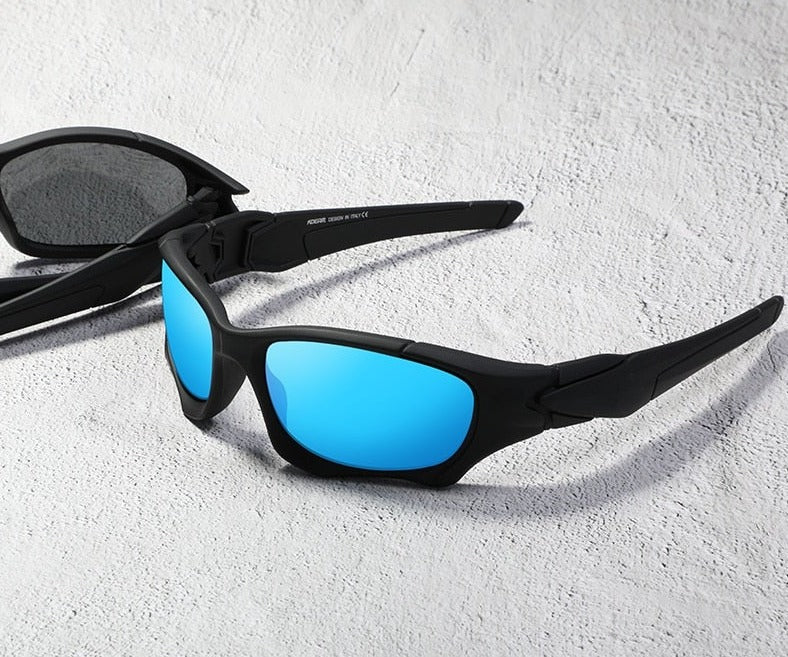 KDEAM Cutting-Frame Sport sunglasses product display