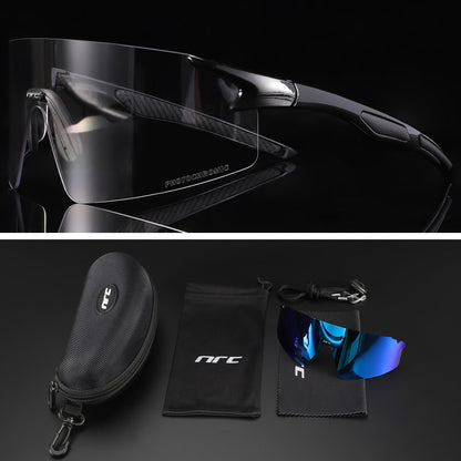 Black / blue NRC Photochromic Cycling glasses