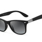 Black gray Veithdia Classic Square sunglasses