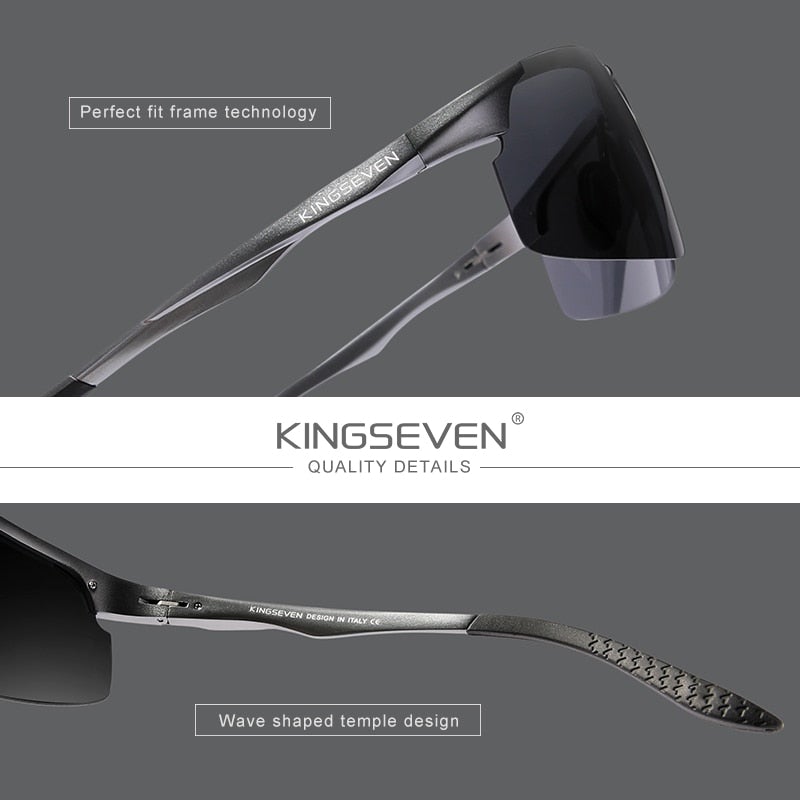 Kingseven Sport sunglasses product feature display