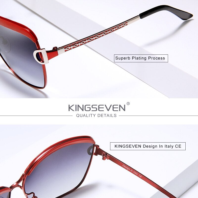Kingseven Women's Gradient sunglasses product feature display